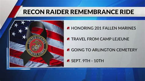 'Recon Raider Remembrance Ride' starting Saturday, Sept. 9